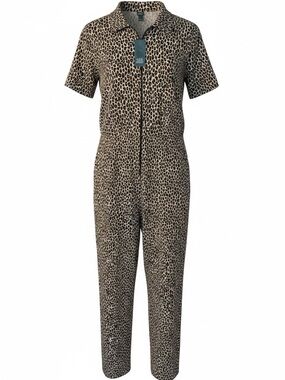 wild fable Leopard-Print Kids One-Piece Bodysuit in Beige and Black